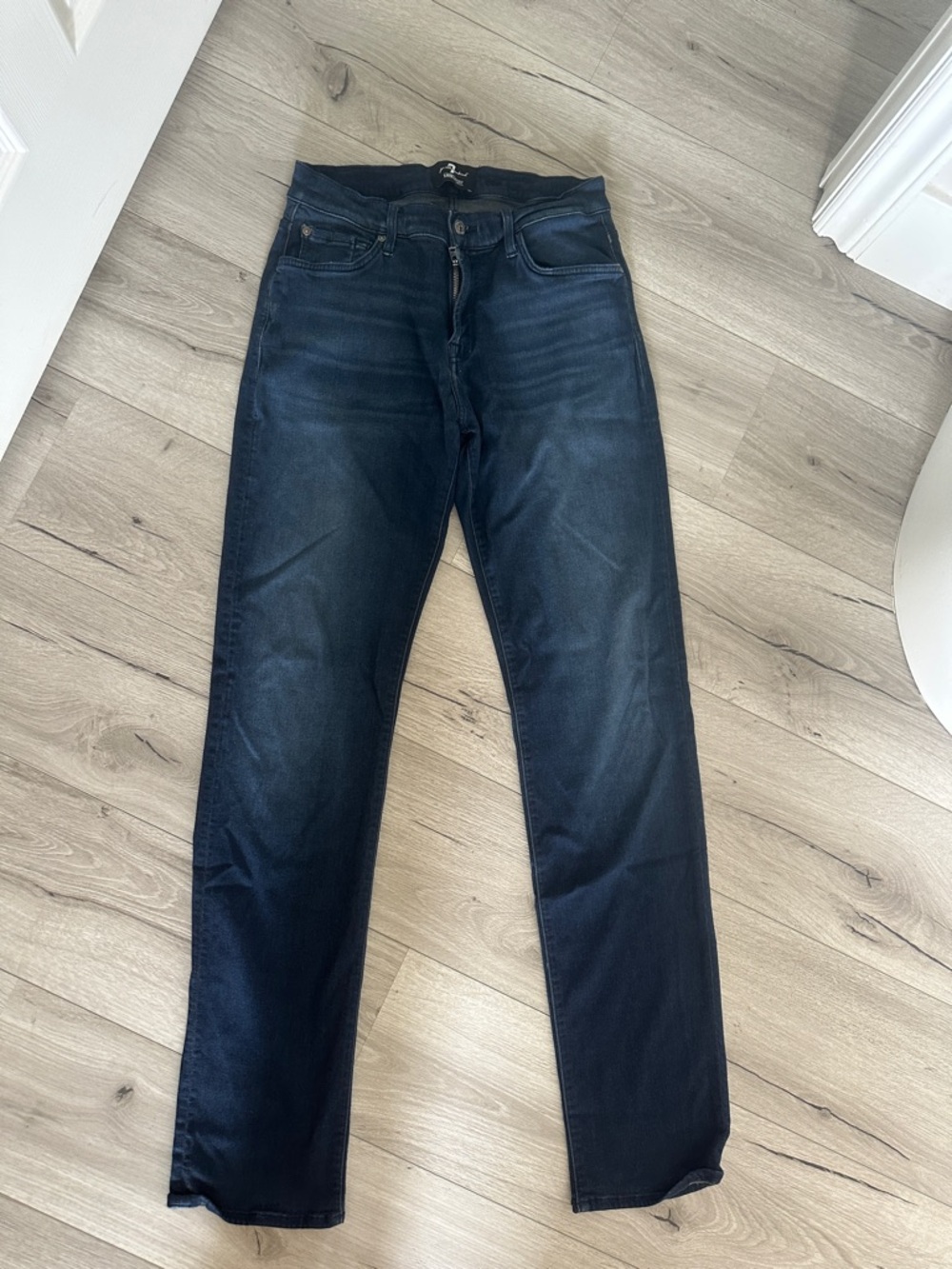 7 For All Mankind Dark Indigo Slim Jeans